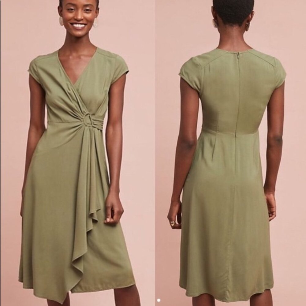 Anthropologie Maeve Rayna Wrap Dress | Size 16